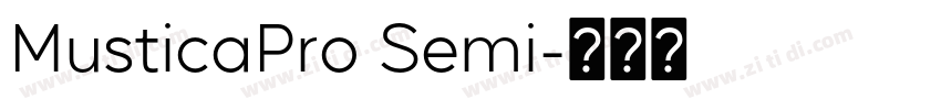 MusticaPro Semi字体转换 MusticaPro Semi字体转换